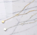 Aurora Heart Necklace Silber