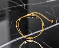 Golden Harmony Armband
