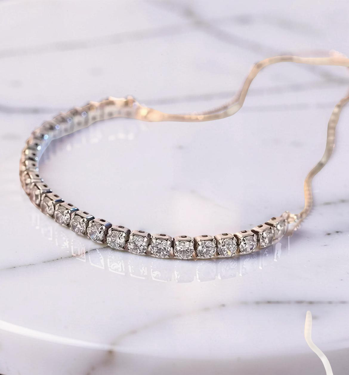 Ophelia – Silberarmband mit Kristall